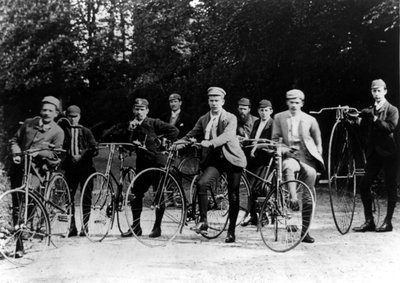 Kidderminster Cycling Club, 1890 by English Photographer